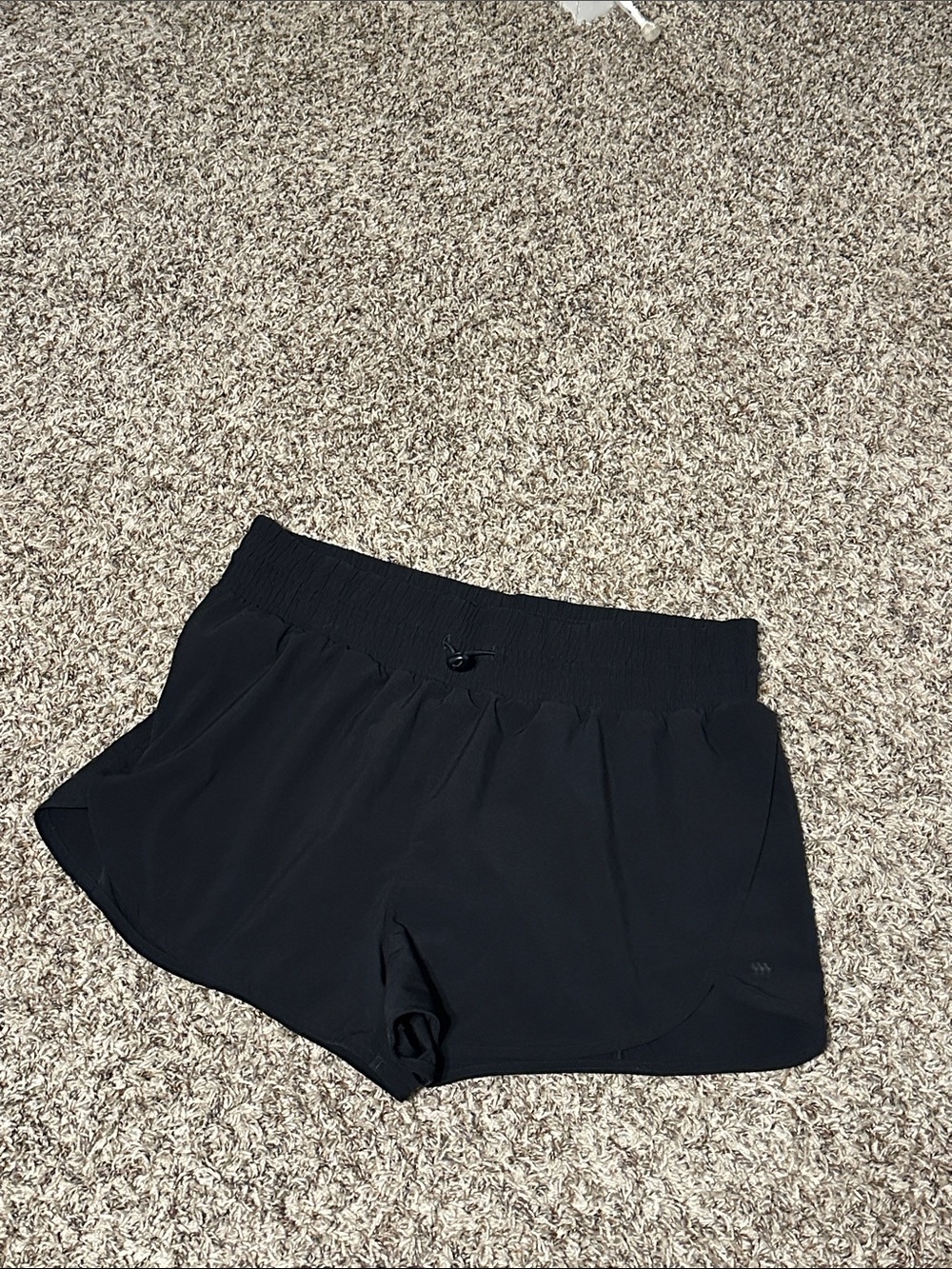 all in motion Black Women's Athletic Shorts with Elastic Waist